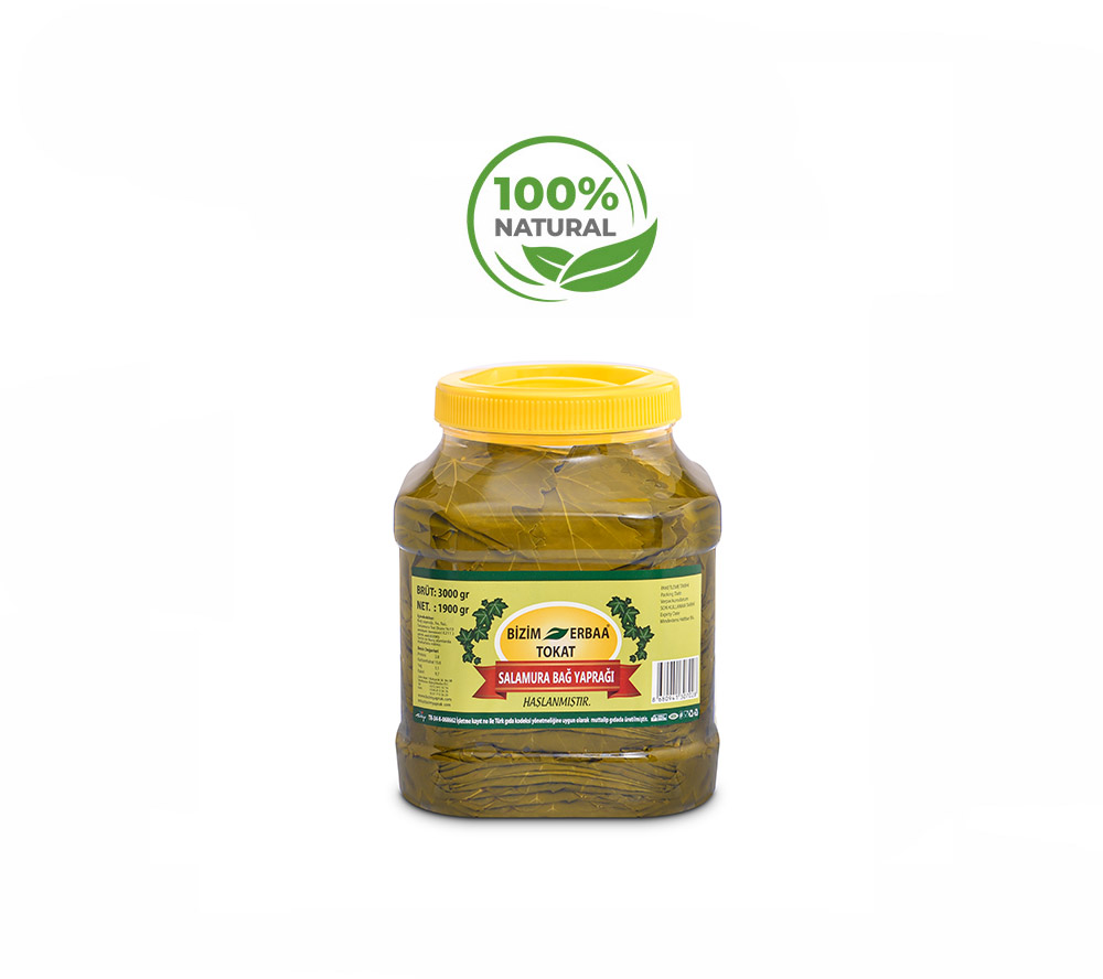 1900 Gr Net 3 Kg Brüt Pet Salamura Yaprak
