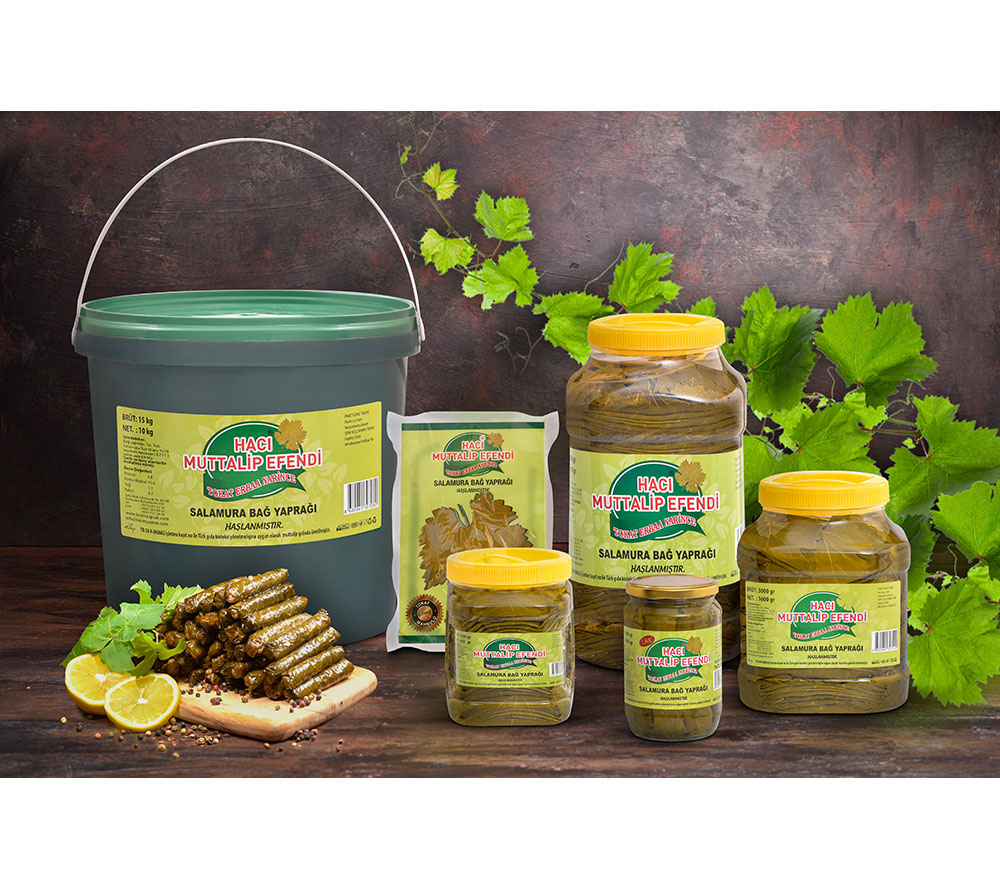 10 Kg Net 15 Kg Brüt Açık Kova Salamura Yaprak