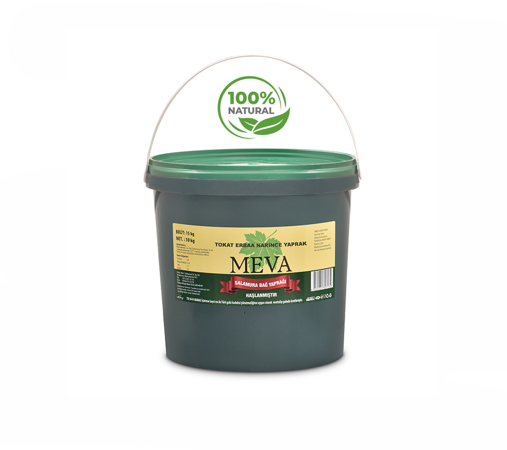 10 Kg Net 15 Kg Brüt Açık Kova Salamura Yaprak